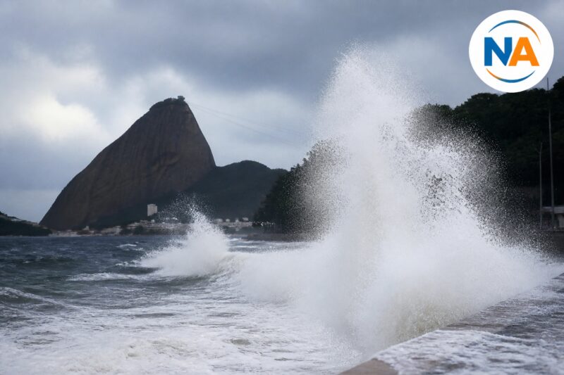 Marinha emite alerta de ressaca para orla do Rio com ondas de até 3 metros a partir desta quarta (23)