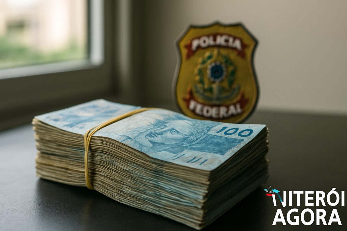 PF apreende R$ 600 mil em espécie durante ação contra crimes eleitorais em Niterói; origem e destino do dinheiro ainda são investigados